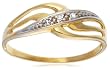 9ct Yellow Gold AMR311852 Ladies 0.015ct Diamond Band Ring