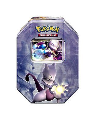 Childrens Toyshop  Toys : Pokemon 2008 Diamond & Pearl (EX) Holiday Collectors Tin - MEWTWO
