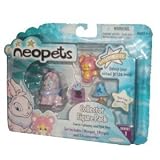 Neopets Collector Figure 2 Pack Series 1 - Faerie Cybunny and Pink Ona with 2 Accessories and Virtual Prize
