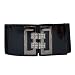 Rhinestone Buckle Wide Elastic Plus Size Belt