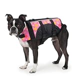 East Side Collection Fashion Aquatic Dog Preserver - Pink Floral - Large