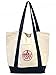 Reusable Fashion Tote Bag From Trader Joe's. Heavy-duty Cotton Canvas Shoulder Bag with Handles.