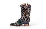 Swarovski Crystal Blue & Teal Boot