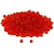 25 Grams Red Evelina Frosted Glass Beads Beading 4.5mm