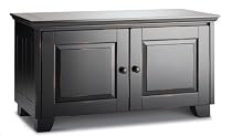 Salamander Chameleon Hampton 221 Twin-Width A/V Cabinet (Distressed Black)