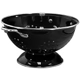Calypso Basics 3 Quart powder coated Colander, Black by 