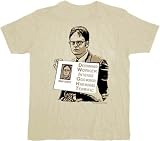 The Office D.W.I.G.H.T. Tan T-shirt Tee