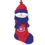 22" NHL Montreal Canadiens Plush Snowman Hockey Christmas Stocking
