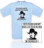 Produkt-Bild: Comedy-shirts DIVERSE FARBEN - CHUCK NORRIS KANN MIT EINER LUPE FEUER MACHEN - IM DUNKELN. UNISEX T-Shirt