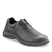 crocs Men's Amaretto Lace-Up, Tested Slip Resistance, Leather, Meshliner, Croslite Footbed