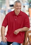 KingSize Big & Tall Solid Pique Polo Shirt