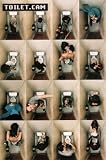 Toilet Cam (Bathroom Scenes) Art Poster Print – 24×36