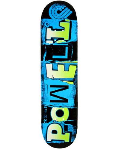 Powell Mag-Letters-Neon-Ligament Deck blue 8,0 8,0