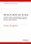 Retention of Title (Thorogood Reports)