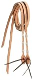 Split Reins W/Braided Rawhide & Silver Balls
