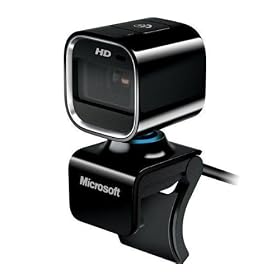 MICROSOFT Webcam LifeCam HD-6000 - noir + Rallonge USB type A m�le + / + femelle - 2 m�tres - MC922AMF-2M .