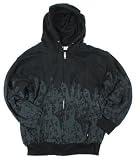 Famous Stars and Straps Spray Can Men's Hooded Zip Sweatshirt - Black