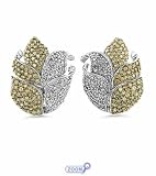 14K White Gold 2.50 Carat Diamond Earrings