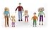 Fisher Price Loving Family Figures:Grandma, Brother, Mom, Dad, Toddler & Sister