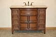 Hand Crafted Two Doors Eight Drawers Single Sink Vanity