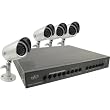 Web Ready 4-Channel DVR System With 4 Outdoor Cameras