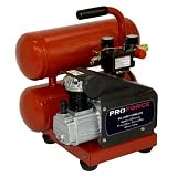 Pro-Force VSF1080421 4-Gallon Oil Lube Air Compressor with Extra Value Kit