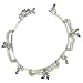 Ankle Bracelets Sterling Silver 10.25 inches (sanklt046b)
