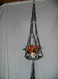 Colored Cord Macrame Plant Hangers
