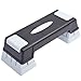 Soozier 28″ Aerobic Stepper Fitness Platform – Adjustable 5″ – 7″ – 9″