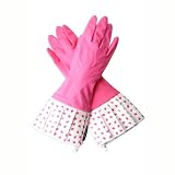 Fashion Gloves in Pink Hearts by Gloveables