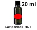 Tauchlack, Lampenlack, Gl&uuml;hlampenlack 30 ml ROT