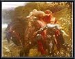 Art Poster Metal Framed Print - La Bella Dame Sans Merci - Artist: Sir Frank Dicksee- Poster Size: 17 X 23