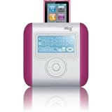 Ozaki iMini Radio Alarm iPod Speaker in Pink