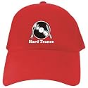 CAPS RED EMBROIDERY " MUSIC DISC HARD TRANCE "