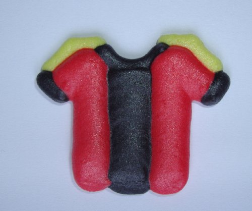 bella-torta – Fußball-Trikot aus Zucker – ca. 3,5 x 2,5 cm – 12 Stück