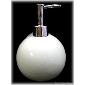 White Kitchen Soap Pump Dispenser Sponge Scrubby Holder