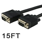 Premium VGA Monitor extended Cable M / M, 15 FT / 4.57 M