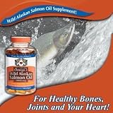 Pure Alaska Omega-3 Wild Alaskan Salmon Oil 1000mg Softgels 180-Count