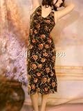 $2675 New JOHN GALLIANO Floral Velvet Chiffon Dress 44 / 10