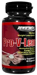 Pro-V-Lean - TRI-PLEX Weight Loss System with CLA & Hoodia Gordonii Appetite Suppressant Weight Loss Diet Pills 60 Capsules