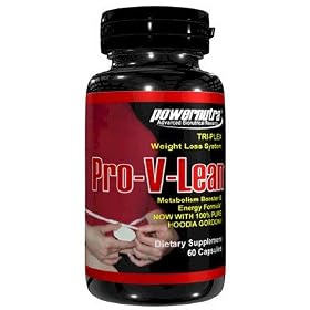 Pro-V-Lean - TRI-PLEX Weight Loss System with CLA & Hoodia Gordonii Appetite Suppressant Weight Loss Diet Pills 60 Capsules