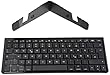 AmazonBasics Bluetooth QWERTZ Keyboard with Mini Travel Stand for Apple iPad / iPhone Black
