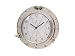 Nautica Portlight Clock With Thermometer &amp; Hydrometer