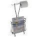 Tools & Hardware : Toilet Paper Holder with Magazine Rack in Bronze by InterDesign