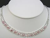 Crystal Necklace Set for Bridal Wedding Prom Pageant N1Z16