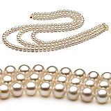 White 6-7mm AA Freshwater Pearl Necklace 16 inch