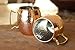Xummit Stunning Hammered Moscow Mule Copper Mug / Cup with Golden-Hued Handle 18 Oz (Set of 2)