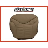 00 01 02 GMC Sierra Med Neutral Leather Seat Cover RH bottom by The Seat Shop