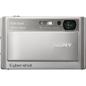 Sony Cybershot DSCT20 8MP Digital Camera with 3x Optical Zoom and Super Steady Shot (Silver)