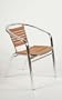 ITALMODERN Shirley Indoor/Outdoor Chair; Natural Wood SET OF 6